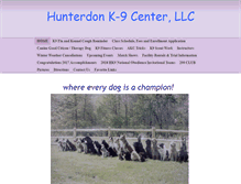 Tablet Screenshot of hunterdonk-9center.com